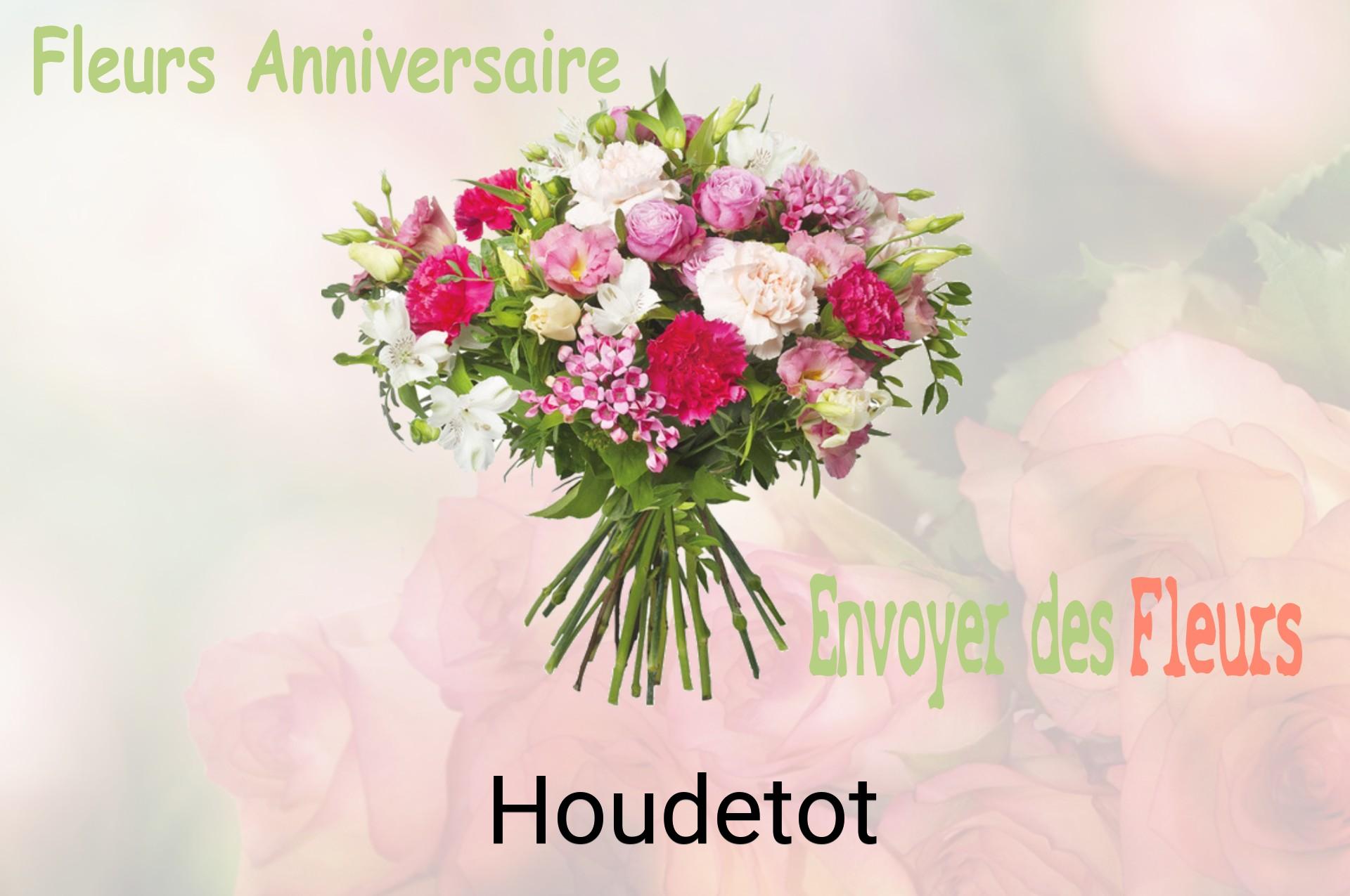 Bouquet de fleurs d’anniversaire livré à Houdetot